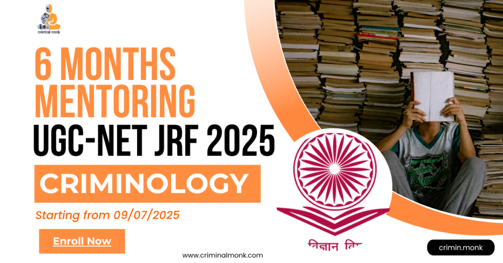 criminal monk net jrf criminology 2025 mentoring